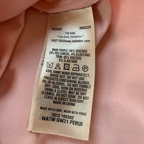 Gorgeous Ted Baker blush Pink Top. - Picture 4 of 5